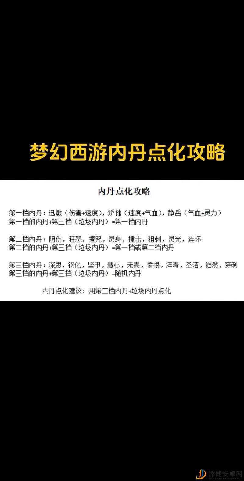 梦幻西游手游玩家必看，全面解析血宠内丹选择攻略